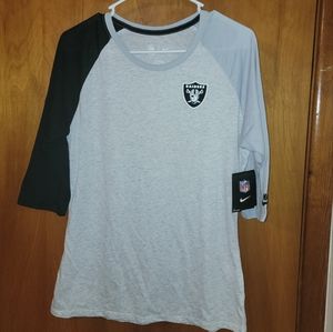 NWT Nike Women's Las Vegas Raiders baseball style shirt Size: Large